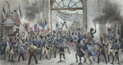The Arrival of Napoleon at the Tuileries on 20th March 1815 by Victor Adam